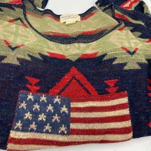 Denim & Supply Ralph Lauren flag sweater Yellowstone southwest western Americana